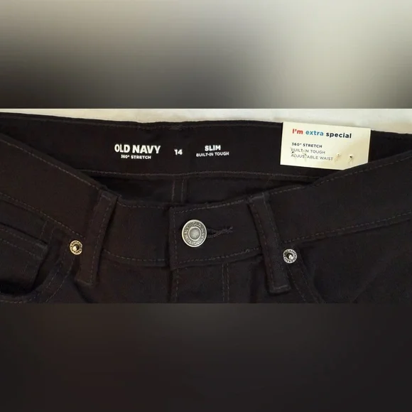 Old Navy Girls Slim Fit Pants - Picture 3 of 3